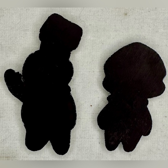 Vintage Pilsbury Doughboy & Doughgirl Fridge Magnets - Picture 3 of 3